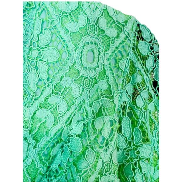 Lilly Pulitzer Meryl Dress Poolside Mint Green Diamond Lace - Picture 10 of 12